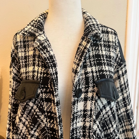 Zara Plaid Coat - Picture 6 of 8
